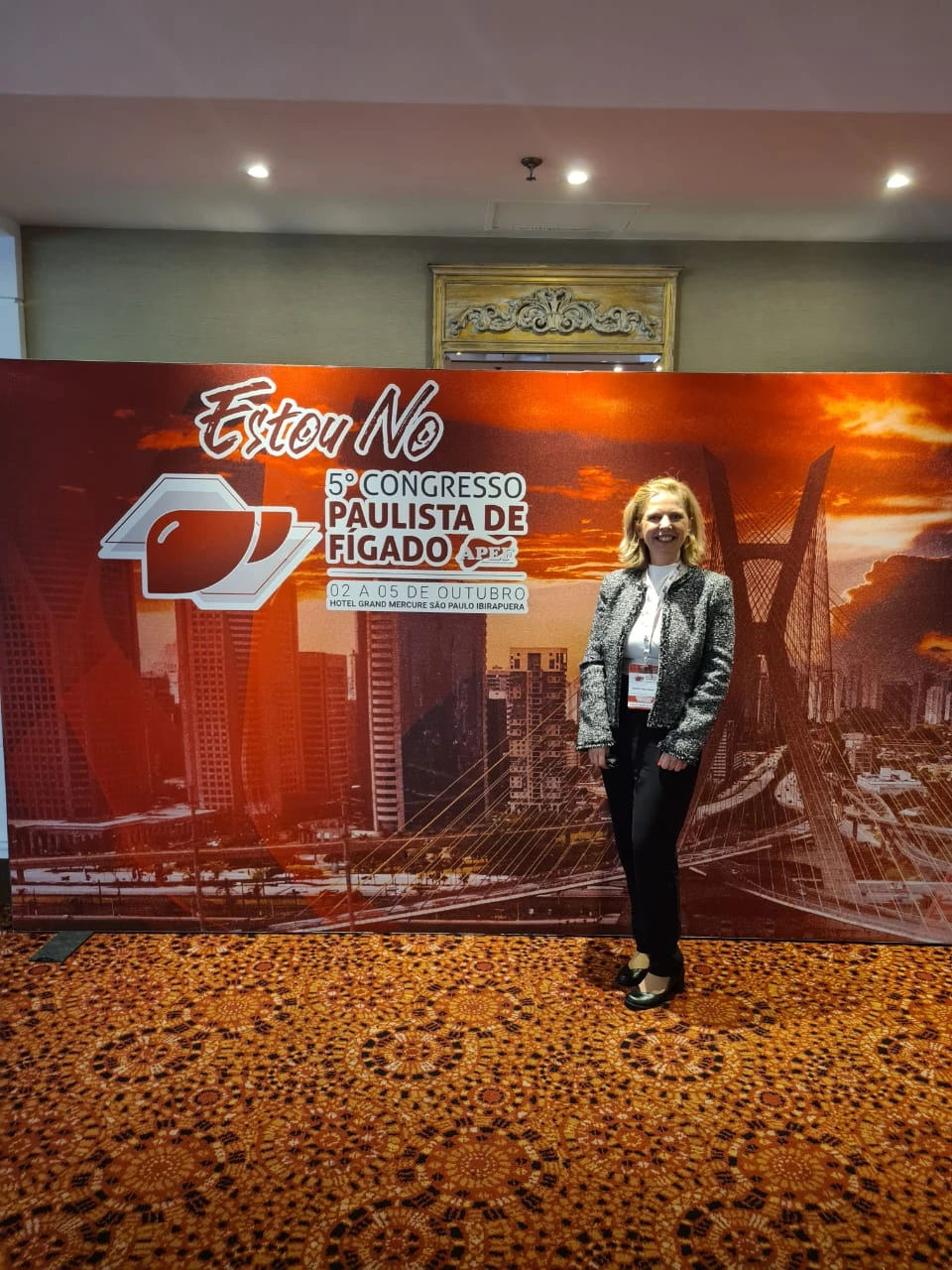 Dra. Renata Moutinho no 5º Congresso Paulista de Fígado da APEF